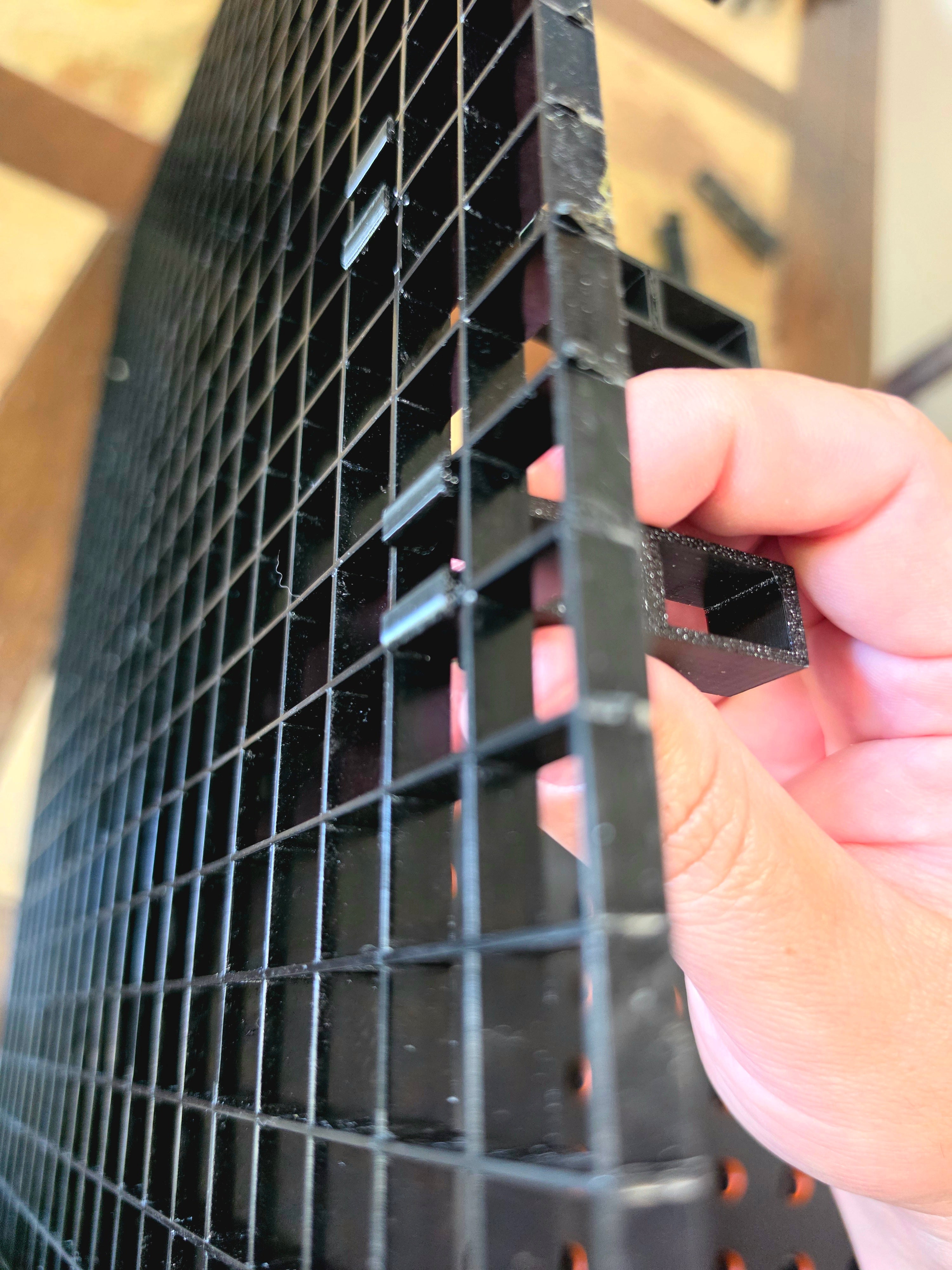 STL:  Snap-In Legs for Egg Crate Frag Rack Support