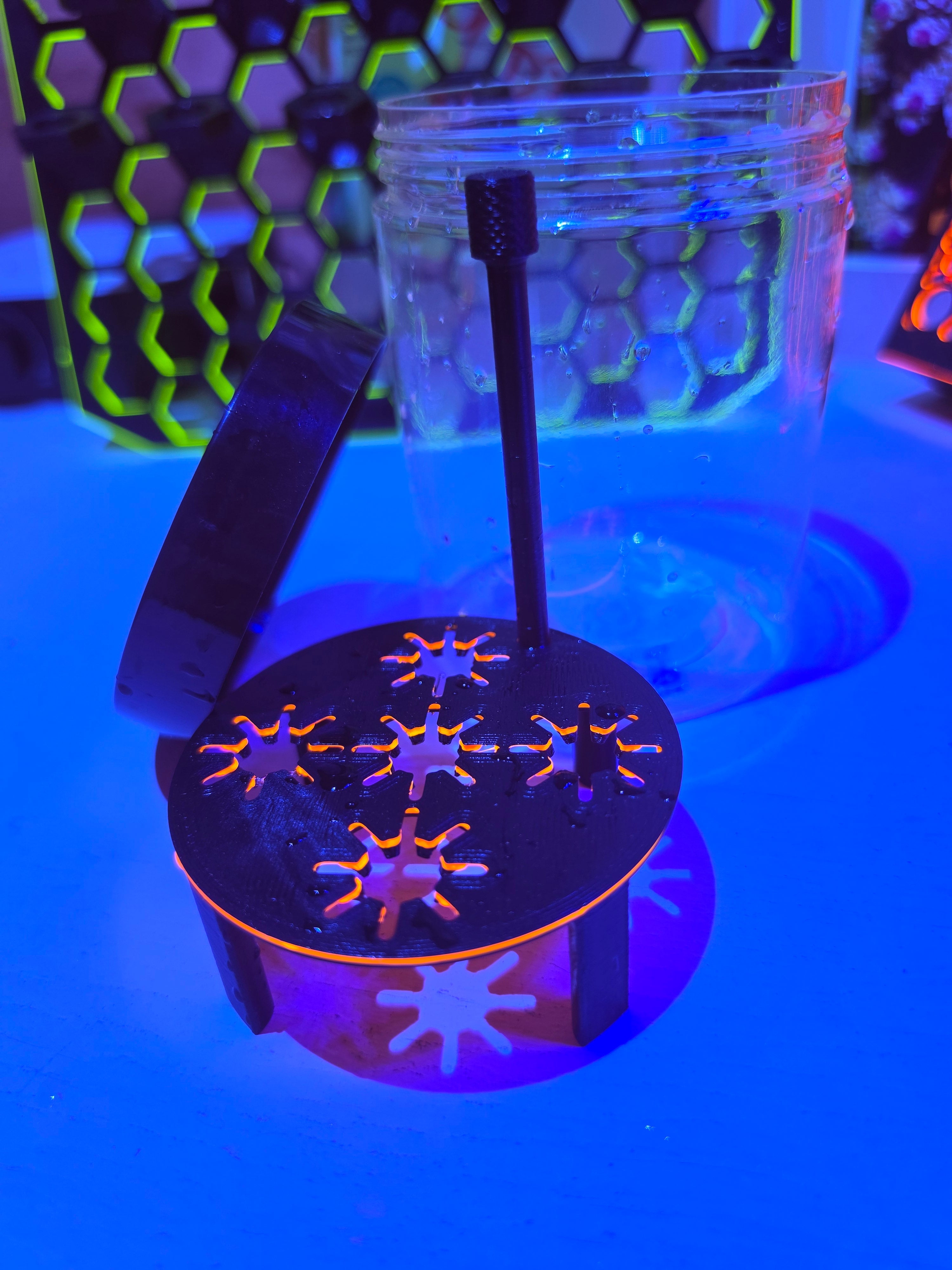 STL:  Large Coral Cup Shipper for Torches, Hammers & Acros | Holds 5 Frags Securely